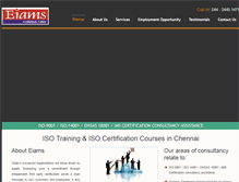 Tablet Screenshot of eiamsconsulting.com